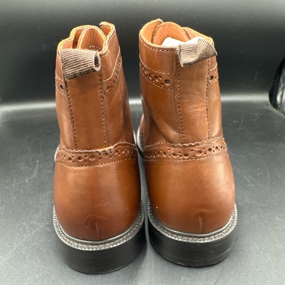 Stafford Mens Boots Size 9 M Wingtip Ankle Brown Leather Lace Up Chukka Lace Up - Picture 4 of 7